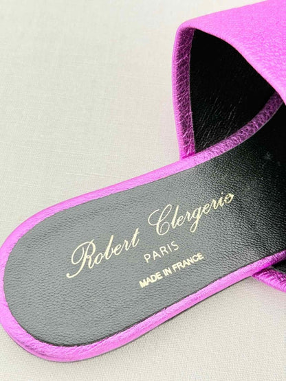 Pre - loved ROBERT CLERGERIE Purple Size EU 36.5 Slides at Reems Closet