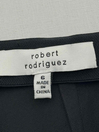 Pre - loved ROBERT RODRIGUEZ Black Size US 6 Knee Length Skirt at Reems Closet