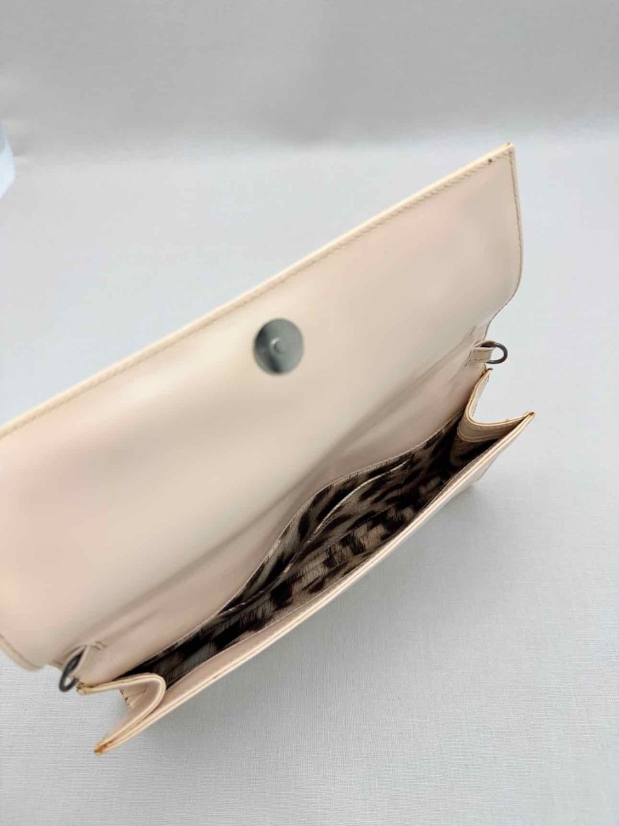 Pre-loved ROBERTO CAVALLI Beige Clutch at Reems Closet