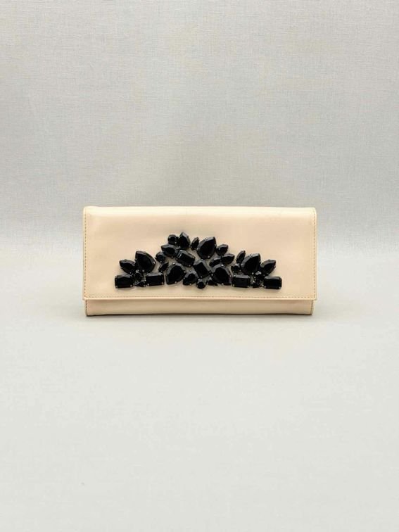 Pre-loved ROBERTO CAVALLI Beige Clutch at Reems Closet