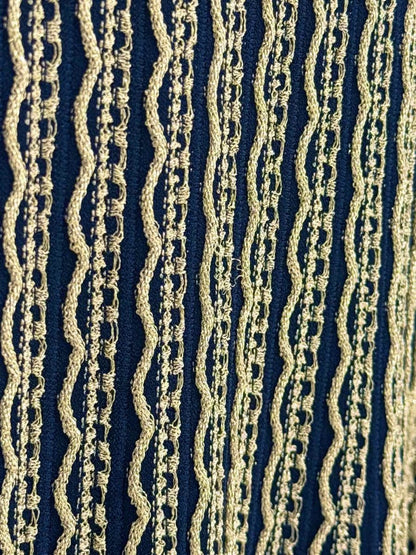 Pre - loved ROBERTO CAVALLI Black & Gold Size US 4 Short Dress at Reems Closet