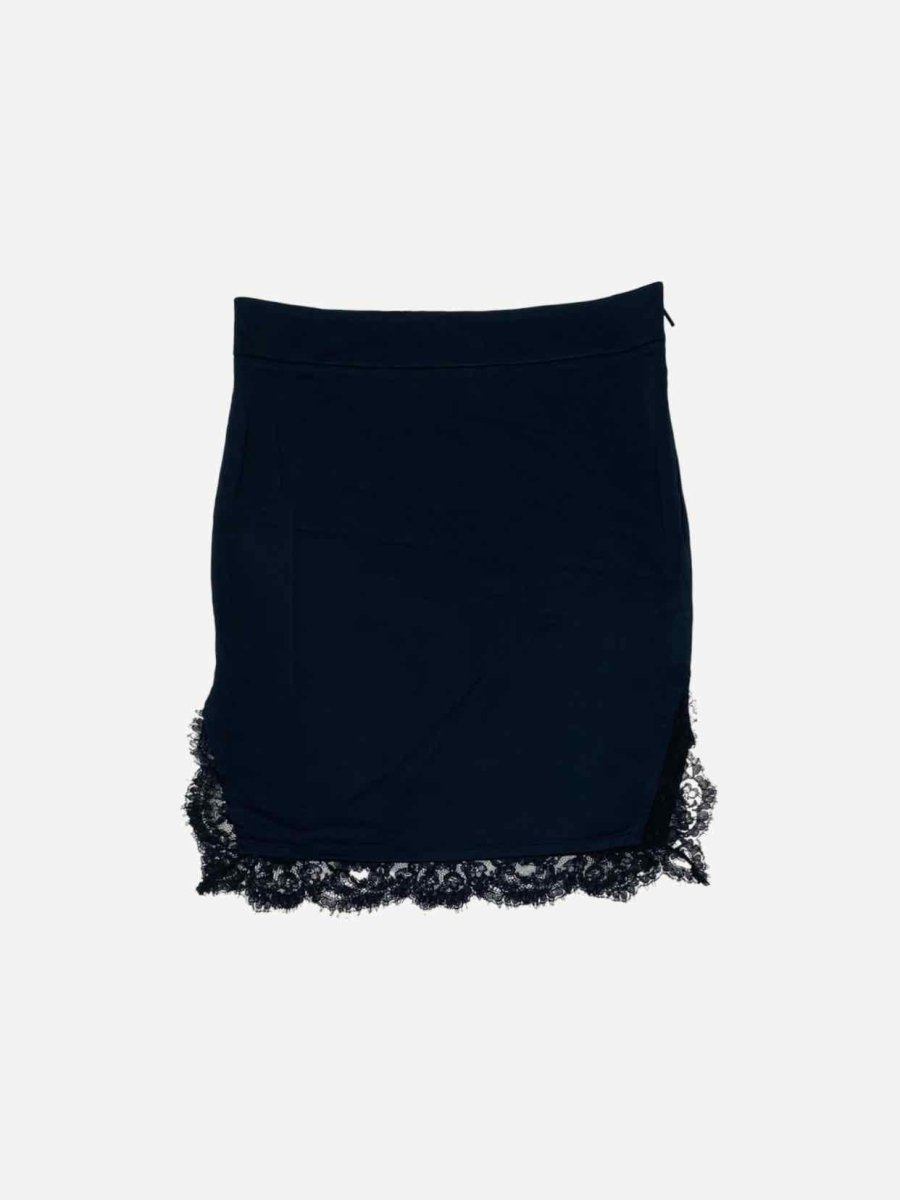 Pre - loved ROBERTO CAVALLI Black Mini Skirt at Reems Closet