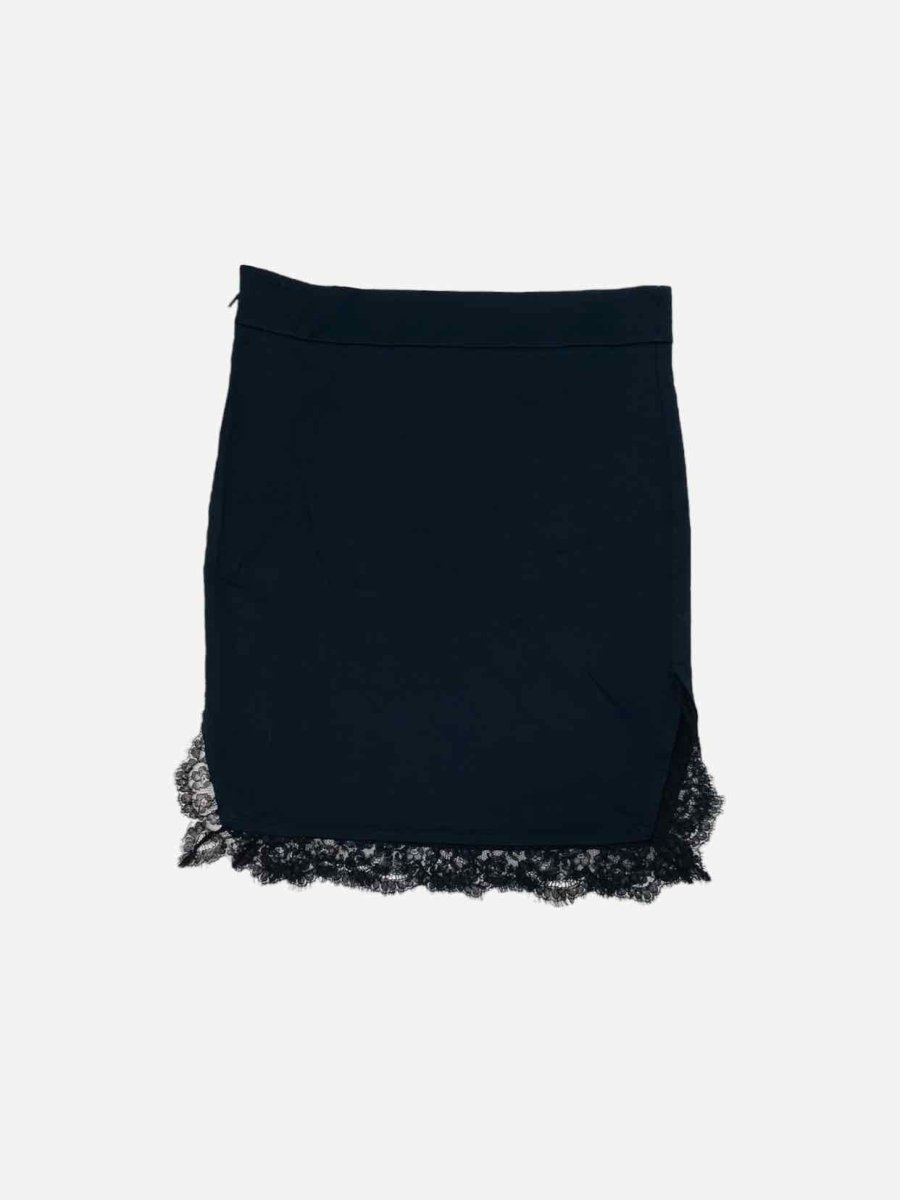 Pre - loved ROBERTO CAVALLI Black Mini Skirt at Reems Closet