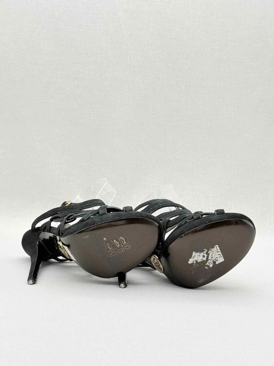 Pre - loved ROBERTO CAVALLI Black Size EU 36 Heeled Sandals at Reems Closet