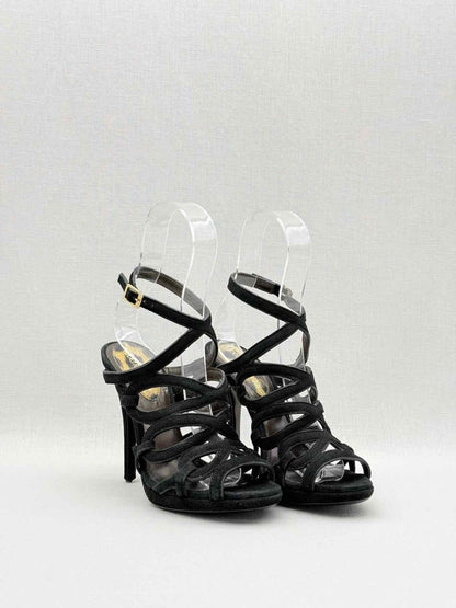 Pre - loved ROBERTO CAVALLI Black Size EU 36 Heeled Sandals at Reems Closet