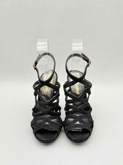 Pre - loved ROBERTO CAVALLI Black Size EU 36 Heeled Sandals at Reems Closet