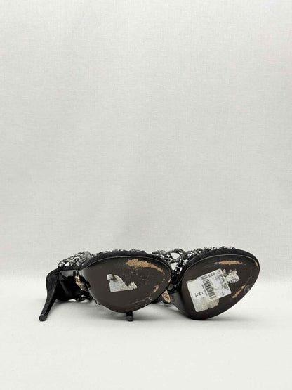 Pre-loved ROBERTO CAVALLI Black Size EU 38 Heeled Sandals at Reems Closet