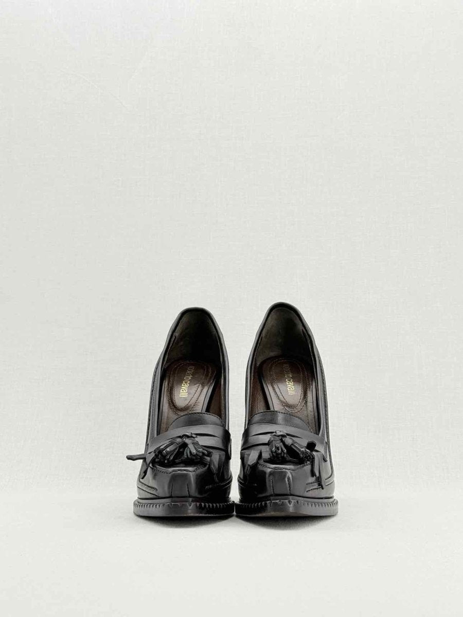 Pre - loved ROBERTO CAVALLI Black Size EU 38 Pumps at Reems Closet