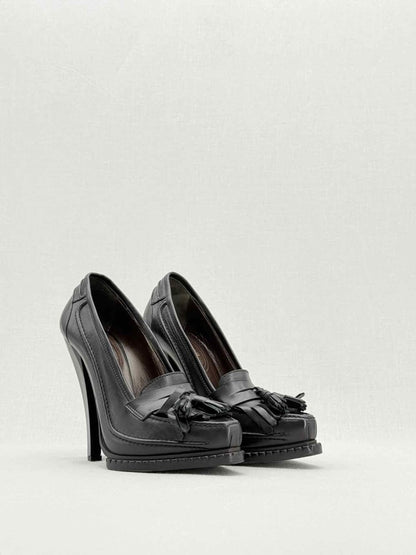 Pre - loved ROBERTO CAVALLI Black Size EU 38 Pumps at Reems Closet