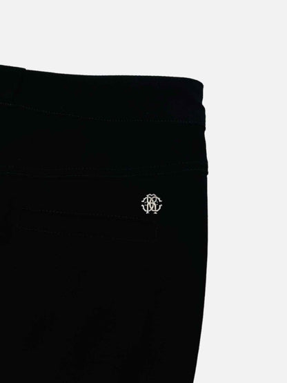 Pre-loved ROBERTO CAVALLI Black Size Medium Pencil Skirt at Reems Closet