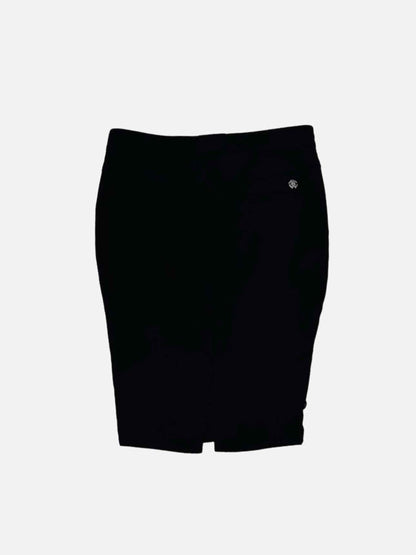 Pre-loved ROBERTO CAVALLI Black Size Medium Pencil Skirt at Reems Closet