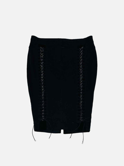 Pre-loved ROBERTO CAVALLI Black Size Medium Pencil Skirt at Reems Closet