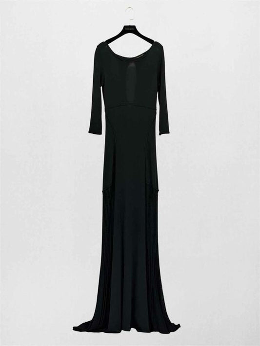 Pre-loved ROBERTO CAVALLI Black Size US 4 Long Dress at Reems Closet