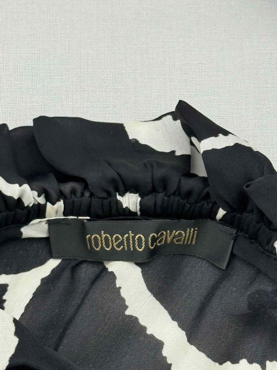 Pre - loved ROBERTO CAVALLI Black & White Size US 10 Outfit Set at Reems Closet