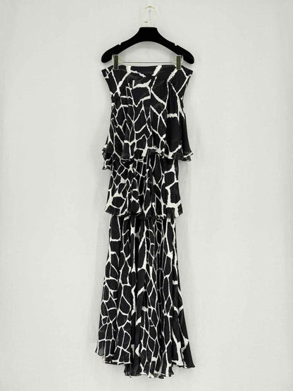 Pre - loved ROBERTO CAVALLI Black & White Size US 10 Outfit Set at Reems Closet