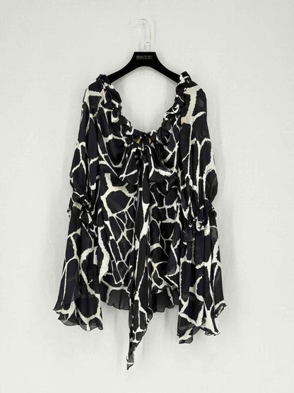 Pre - loved ROBERTO CAVALLI Black & White Size US 10 Outfit Set at Reems Closet