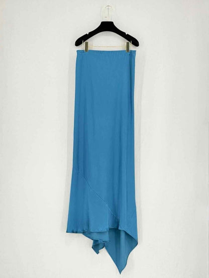 Pre - loved ROBERTO CAVALLI Blue Size US 6 Long Skirt at Reems Closet