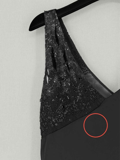 Pre - loved ROBERTO CAVALLI Bodycon Black Size US 4 Midi Dress at Reems Closet