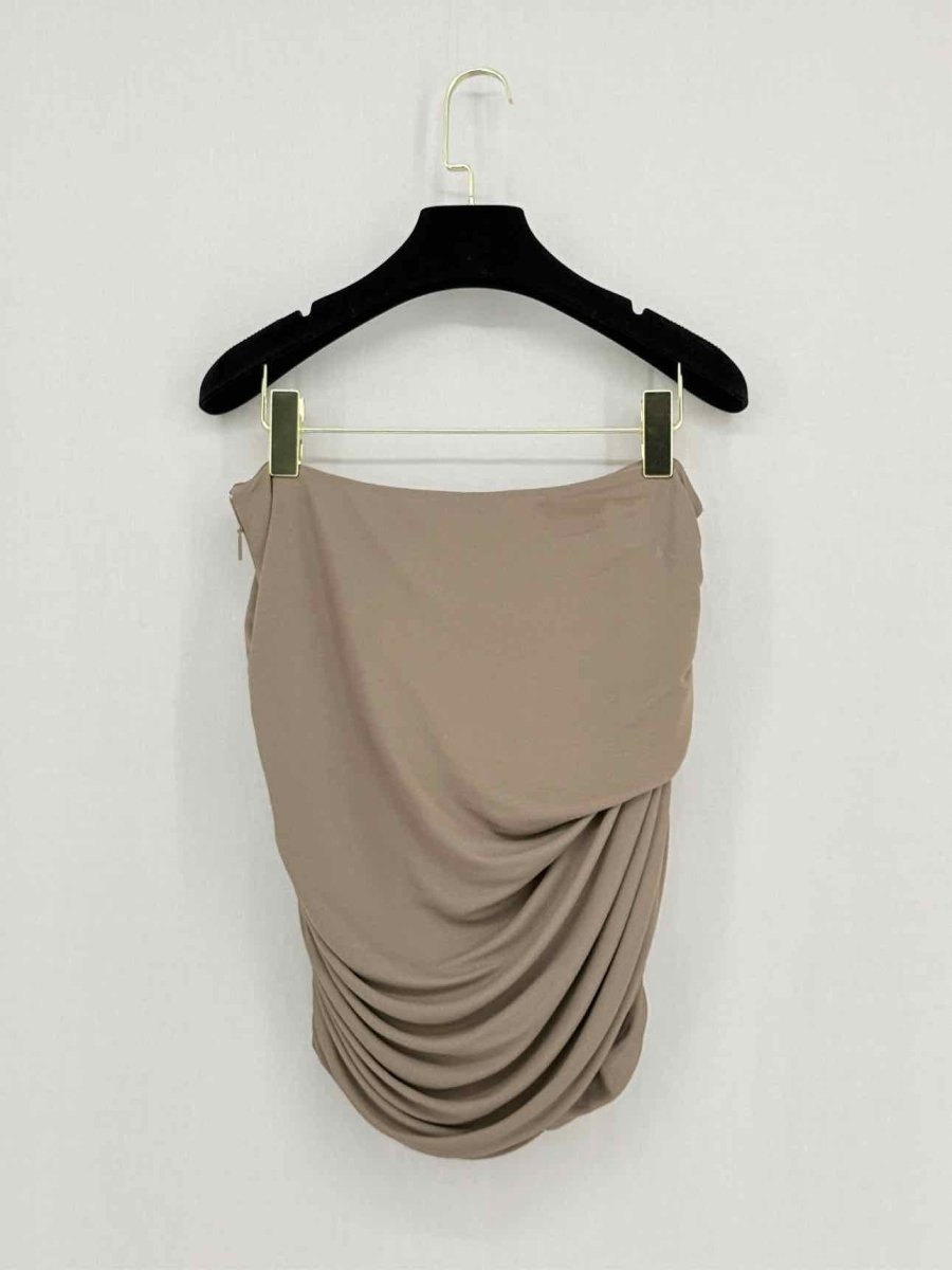 Pre - loved ROBERTO CAVALLI Brown Size US 10 Top at Reems Closet