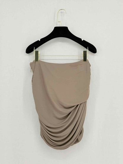 Pre - loved ROBERTO CAVALLI Brown Size US 10 Top at Reems Closet