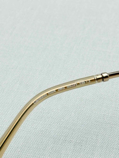 Pre - loved ROBERTO CAVALLI Carducci Gold Sunglasses at Reems Closet