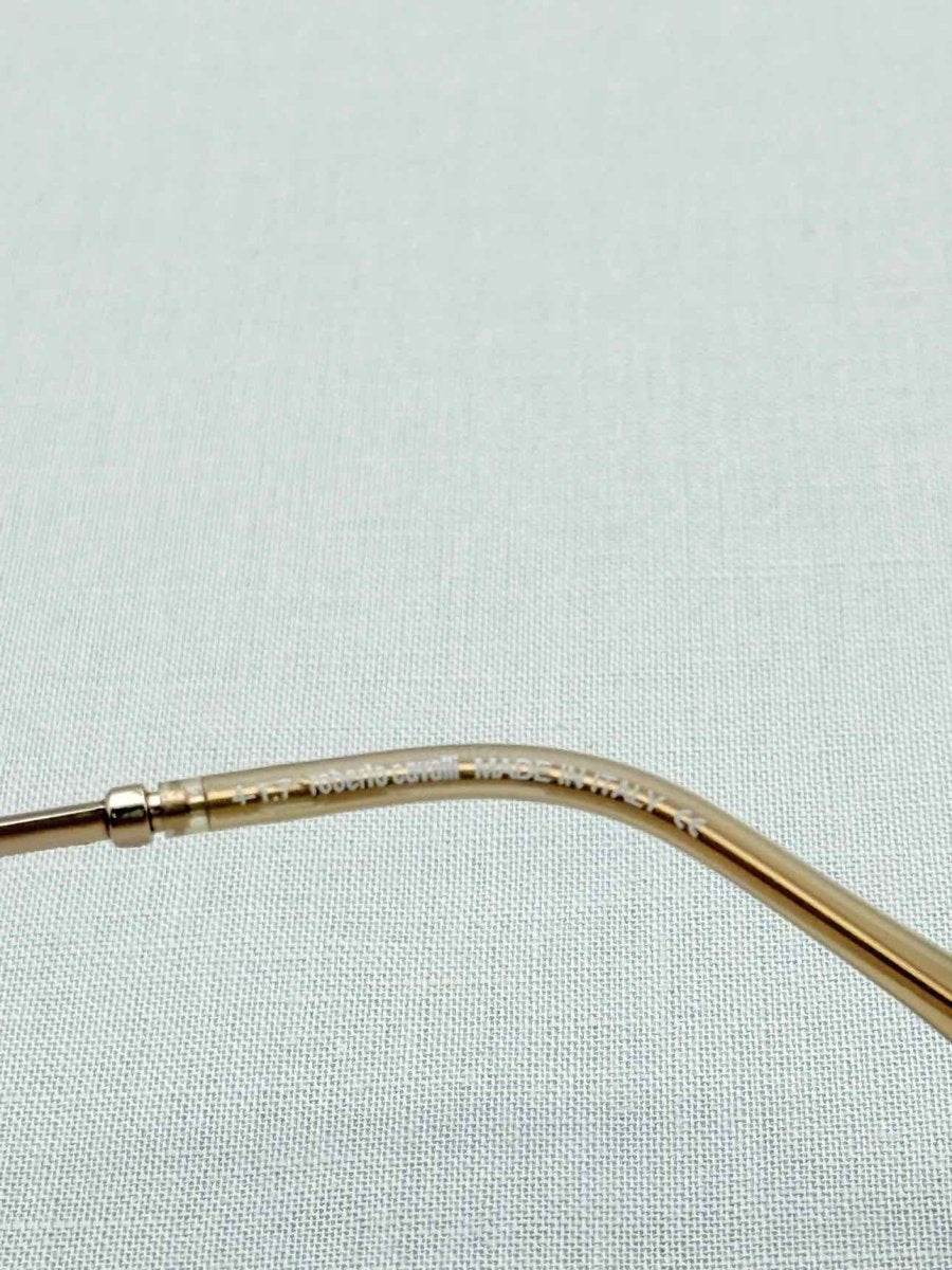 Pre - loved ROBERTO CAVALLI Carducci Gold Sunglasses at Reems Closet