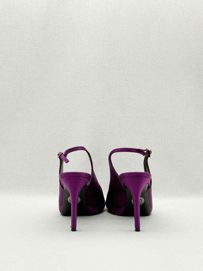 Pre-loved ROBERTO CAVALLI Fuchsia Size EU 39 Slingbacks at Reems Closet