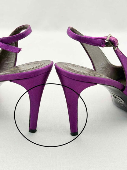Pre-loved ROBERTO CAVALLI Fuchsia Size EU 39 Slingbacks at Reems Closet