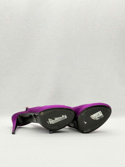 Pre-loved ROBERTO CAVALLI Fuchsia Size EU 39 Slingbacks at Reems Closet