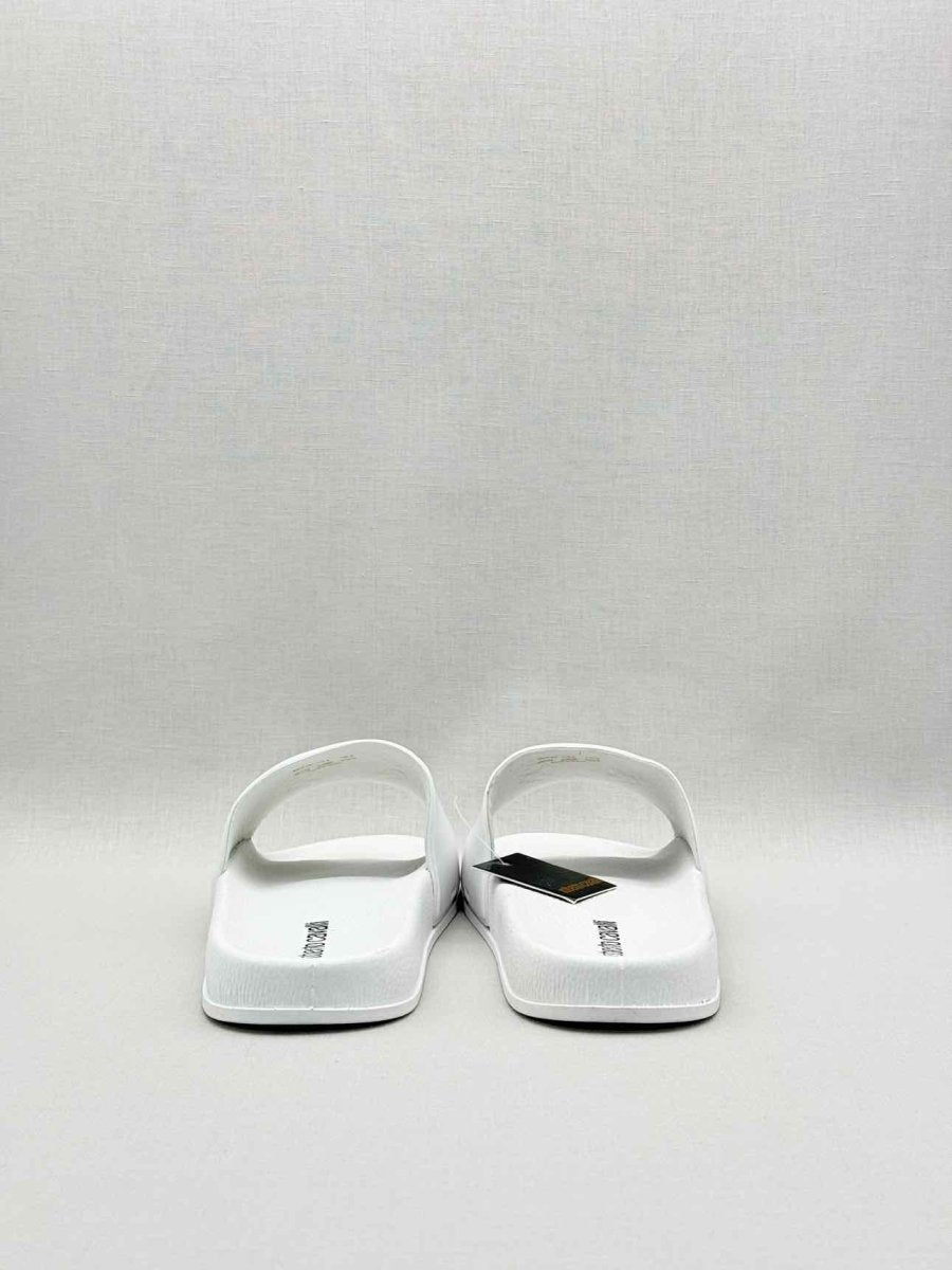 Pre-loved ROBERTO CAVALLI White Size EU 42 Slides at Reems Closet
