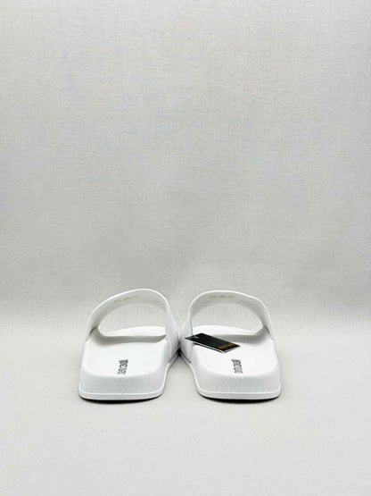 Pre-loved ROBERTO CAVALLI White Size EU 42 Slides at Reems Closet