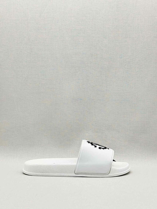 Pre-loved ROBERTO CAVALLI White Size EU 42 Slides at Reems Closet