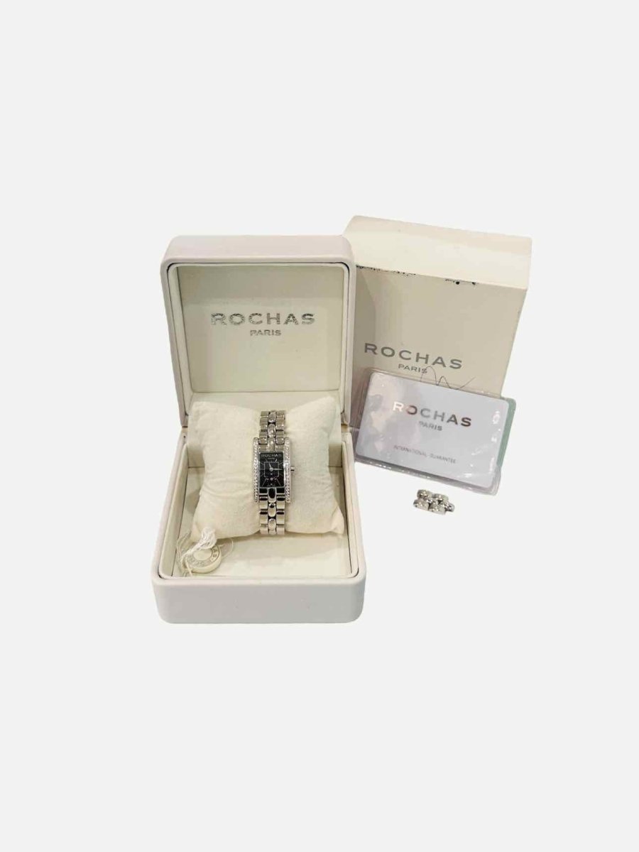 Pre-loved ROCHAS Silver Watch from Reems Closet