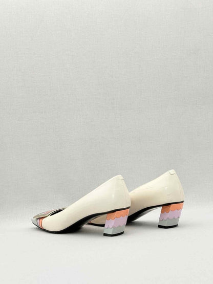 Pre - loved ROGER VIVIER Belle Vivier Pastel Wavy Size EU 38 Pumps at Reems Closet