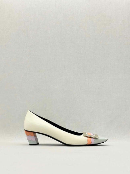 Pre - loved ROGER VIVIER Belle Vivier Pastel Wavy Size EU 38 Pumps at Reems Closet