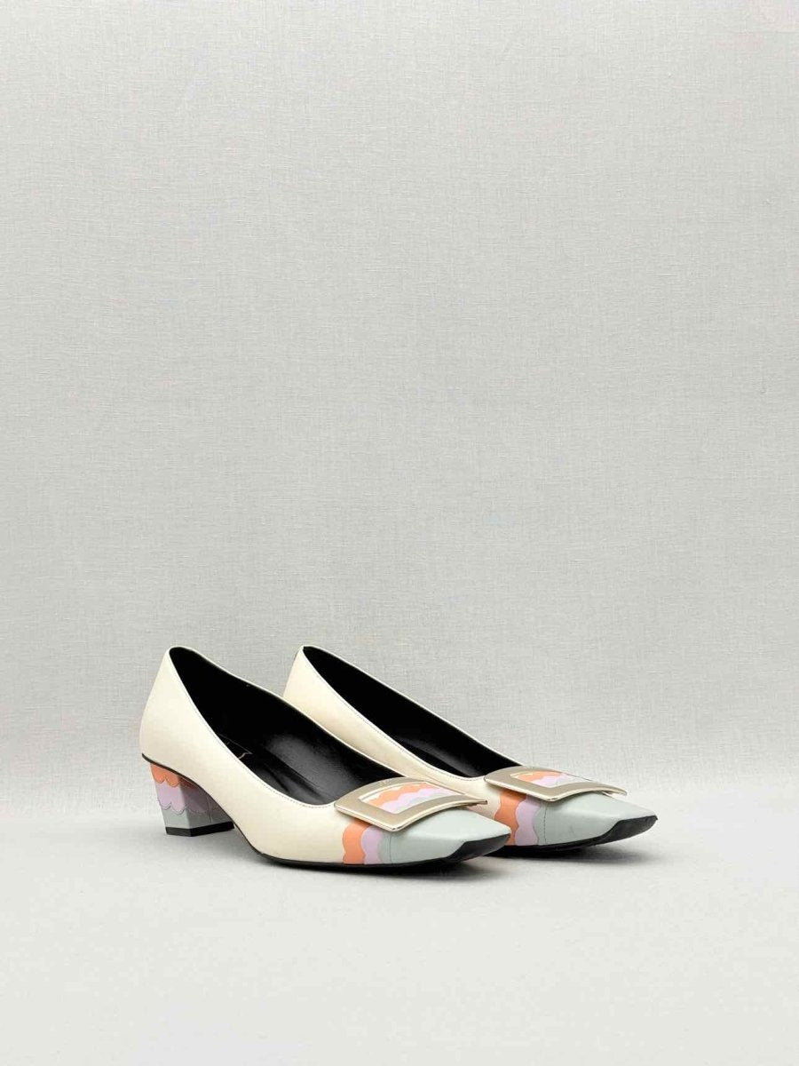 Pre - loved ROGER VIVIER Belle Vivier Pastel Wavy Size EU 38 Pumps at Reems Closet