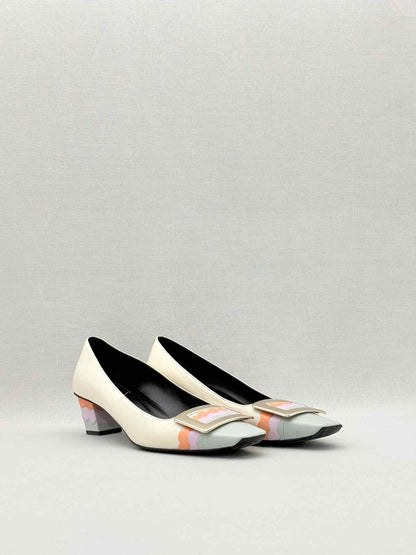 Pre - loved ROGER VIVIER Belle Vivier Pastel Wavy Size EU 38 Pumps at Reems Closet