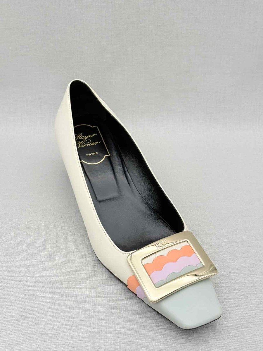 Pre - loved ROGER VIVIER Belle Vivier Pastel Wavy Size EU 38 Pumps at Reems Closet
