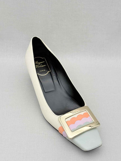 Pre - loved ROGER VIVIER Belle Vivier Pastel Wavy Size EU 38 Pumps at Reems Closet