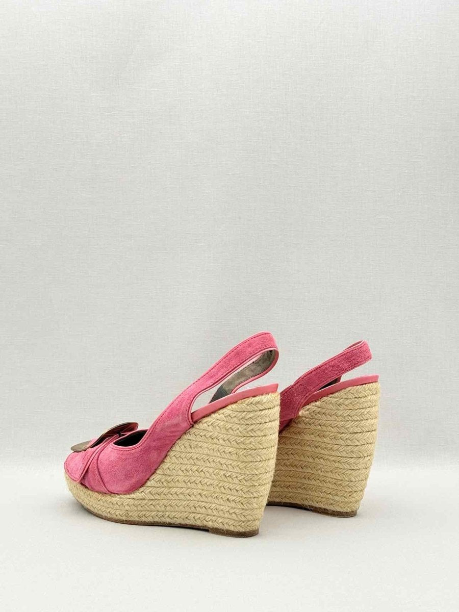 Pre-loved ROGER VIVIER Pink Size EU 41 Wedges at Reems Closet