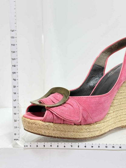 Pre-loved ROGER VIVIER Pink Size EU 41 Wedges at Reems Closet