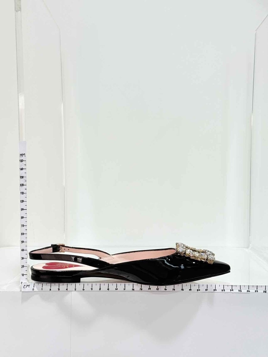 Pre - loved ROGER VIVIER Vintage Black Size EU 35 Slingbacks at Reems Closet