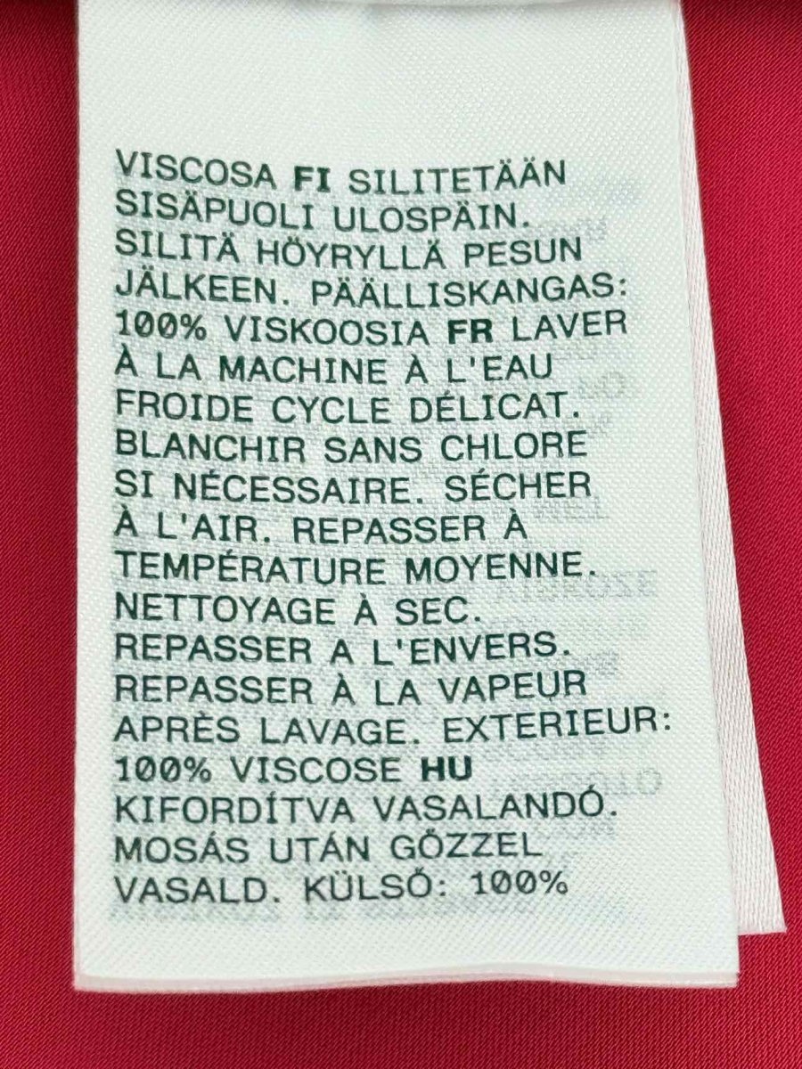 Pre - loved ROKSANDA Color Block Pink & Gold Size US 8 Midi Skirt at Reems Closet