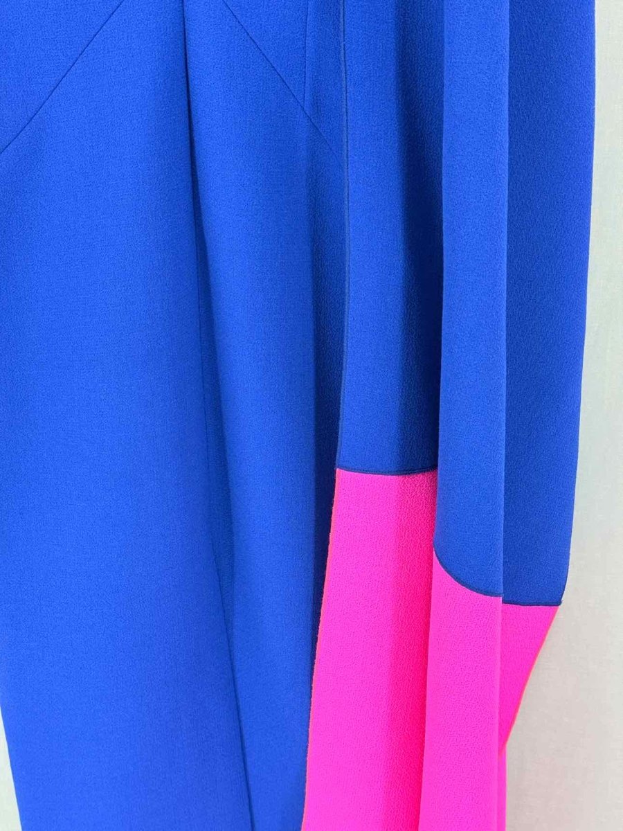 Pre-loved ROKSANDA Edith Blue & Pink Midi Dress at Reems Closet