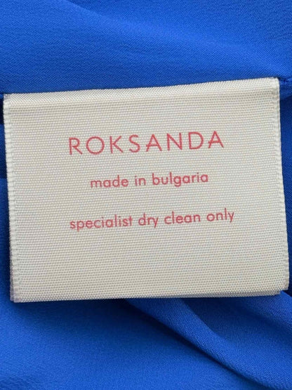 Pre-loved ROKSANDA Edith Blue & Pink Midi Dress at Reems Closet