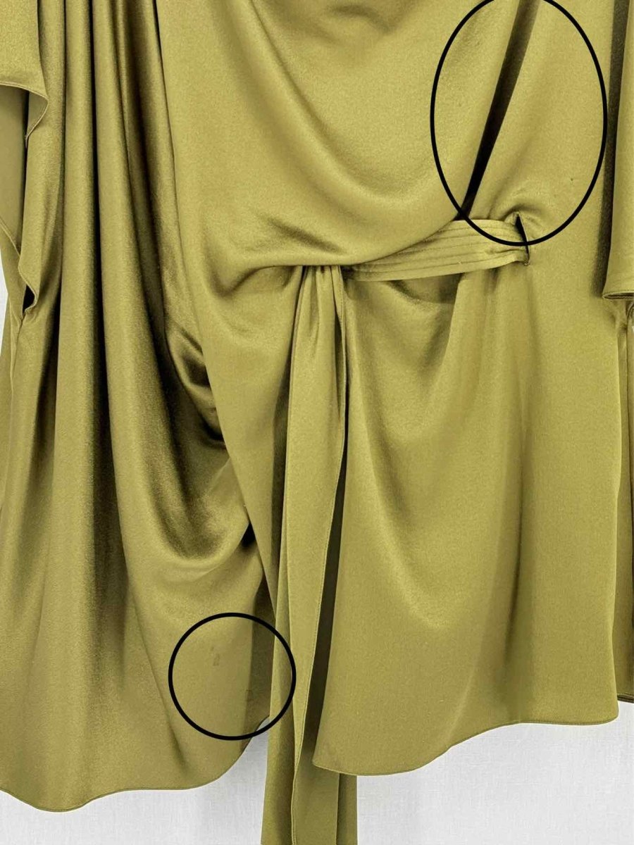 Pre - loved ROKSANDA Khaki Size US 18 Blouse at Reems Closet