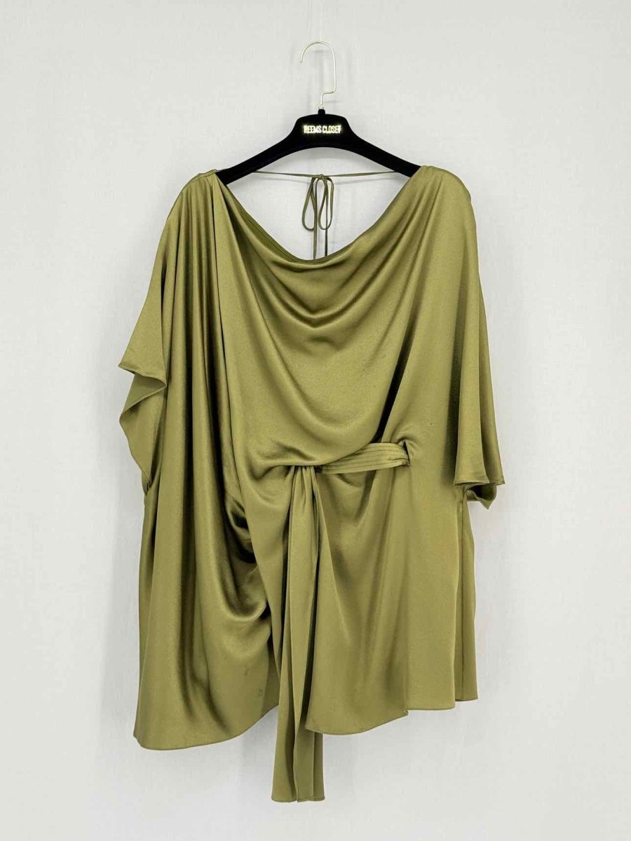 Pre - loved ROKSANDA Khaki Size US 18 Blouse at Reems Closet
