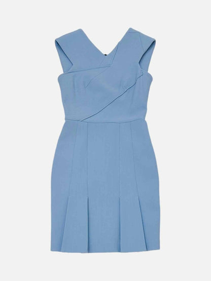 Pre-loved ROLAND MOURET Blue Knee Length Bodycon Dress from Reems Closet