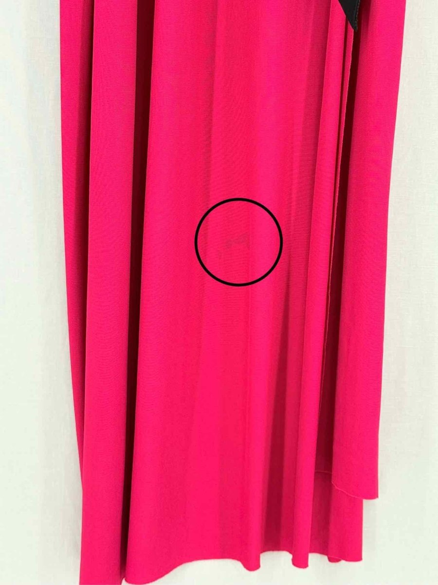 Pre - loved ROLAND MOURET Red Size US 10 Midi Dress at Reems Closet