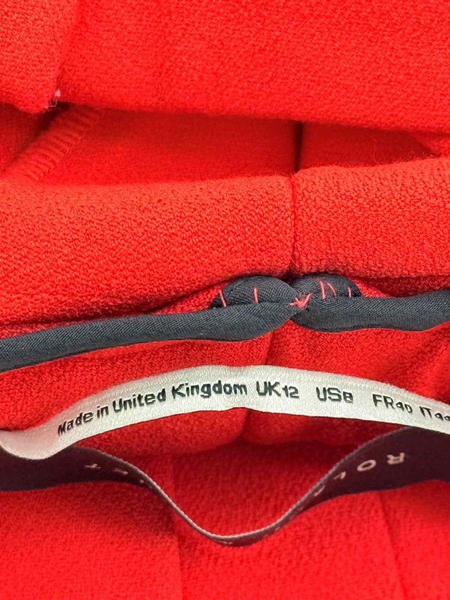 Pre - loved ROLAND MOURET Red Size US 8 Pants at Reems Closet